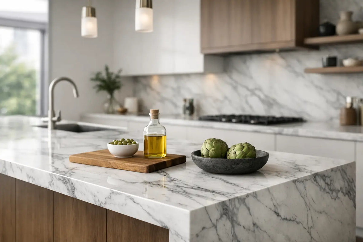 Choosing Marble Worktops for a Considered Kitchen