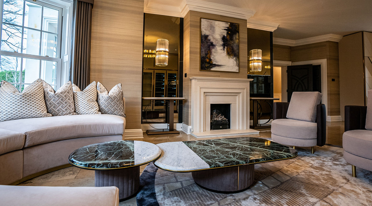 Luxury home interior in Holywood, Belfast, designed by Touched Interiors
