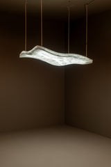 Alabaster Aire Luxury Lineal LED Pendant Light