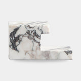 101 Copenhagen Brick Candle Holder, Low, Calacatta