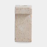 101 Copenhagen Brick Candle Holder, Tall, Limestone (view 6)