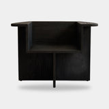 101 Copenhagen Brutus Lounge Chair, Coffee Black Oak