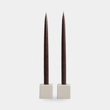 101 Copenhagen Cube Candle Holders, High Glaze Birch