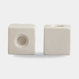 101 Copenhagen Cube Candle Holders, High Glaze Birch (view 4)