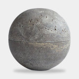 101 Copenhagen Enkei Jar, Medio, Silver Travertine