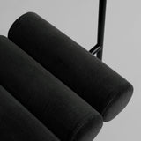 101 Copenhagen Hiro Dining Chair, Black Frame, Peat (view 8)