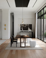 101 Copenhagen Kumo Chandelier, Mini, Brass (view 2)