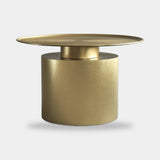 101 Copenhagen Pillar Table, Low, Brass