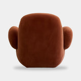 101 Copenhagen Toe Armchair, Flat, Rust (view 4)