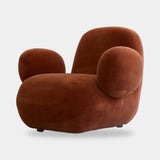 101 Copenhagen Toe Armchair, Flat, Rust (view 8)