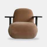 101 Copenhagen Toe Chair, Armrest, Coffee Black Oak / Desert