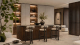 Dolmen Petra Bar Chair in a room setting