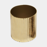 Castro Lighting Rain Candle Chalice in polished brass, available from Touched Interiors UK