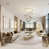 Castro Lighting Mastery Tall Suspension Lamp, fifth view