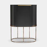 Ondina Bronze Wrap Luxury Bar Cabinet