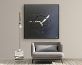 Milan Noir Canvas Artwork