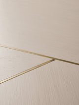 Coleccion Alexandra Tempo Leather Round Dining Table, fourth view