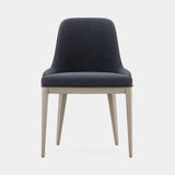 Domkapa Anna Dining Chair, provence Midnight velvet with Stone Ash legs