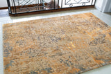 Serge Lesage Bark Powder Beige Rug in powder beige, room view