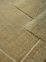 Serge Lesage Bref Khaki Rug in khaki, detail