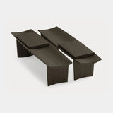 Dolmen Bamboo Coffee Table in black oak, third view