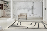 Serge Lesage Cocoon 3 Ecru Rug in ecru, room view