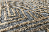 Serge Lesage Connection 3 Smoky Grey Rug in smoky grey, detail