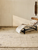 Serge Lesage Craquel Cream Grey Rug in cream grey, room view
