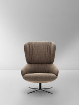 Ditre Italia Cut Soft Swivel Armchair, room view