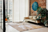 Serge Lesage Eclat Blond Rug in blond, room view