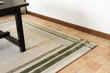 Serge Lesage Harri Cypress Rug in cypress, room view