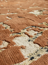 Serge Lesage Kintsugi Mahogany Rug in mahogany, detail