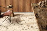 Serge Lesage Kintsugi Cream Rug in cream, room view