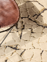 Serge Lesage Kintsugi Cream Rug in cream, detail
