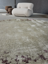 Serge Lesage Lava Smoky Grey Rug in smoky grey, detail