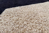 Serge Lesage Limaa Black & White Rug in black & white, detail