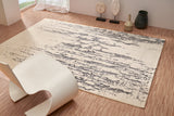 Serge Lesage Memories Ecru Rug in ecru, room view