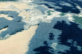 Serge Lesage Ocean Deep Blue Rug in deep blue, detail