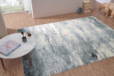 Serge Lesage Overview Sky Blue Rug in sky blue, room view