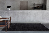 Serge Lesage Point of View Black Moon Rug in black moon, room view