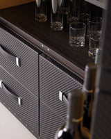 Coleccion Alexandra Traveler Cocktail Bar Cabinet, fourth view