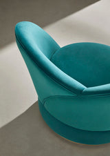 Coleccion Alexandra Blooms Swivel Armchair, fifth view
