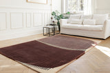 Serge Lesage Snoop Rosewood Rug in rosewood, room view