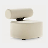 Dolmen Savannah Armchair in Nobilis Timeo 10876-03 fabric, black oak base