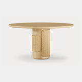 Dolmen Sienna Dining Table, shown in natural oak