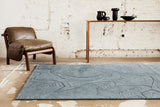Serge Lesage Trip Cloudy Blue Rug in cloudy blue, room view