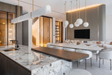 Alabaster Superloft Luxury Lineal LED Pendant Light