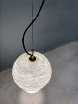 United Alabaster Balloon Pendant Light, view 3