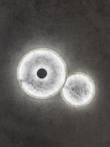 United Alabaster Nuvol Wall Light in natural alabaster
