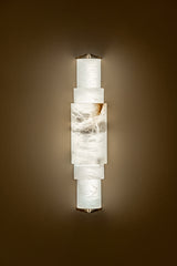 United Alabaster Kavanagh Wall Light in natural alabaster